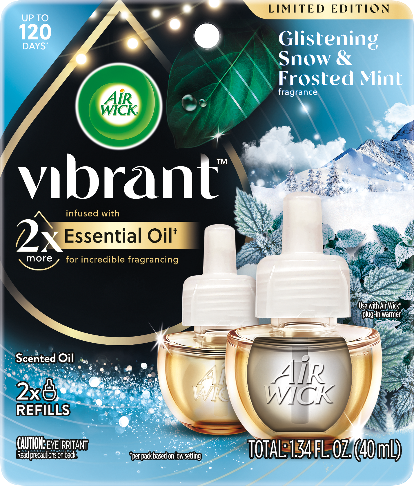 AIR WICK® Scented Oil - Glistening Snow & Frosted Mint (Vibrant)